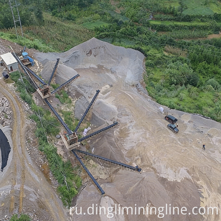Efficient Cobblestone Crushing and Sand Production System